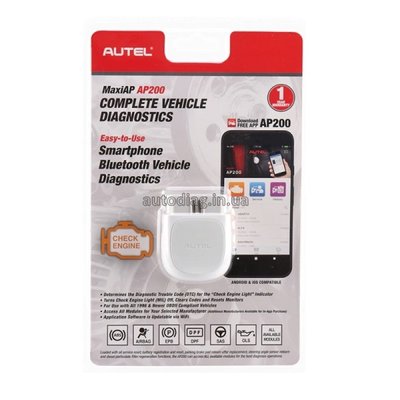 Автосканер Autel AP200, аналог Launch Easydiag (с полным пакетом марок авто) 206386 фото